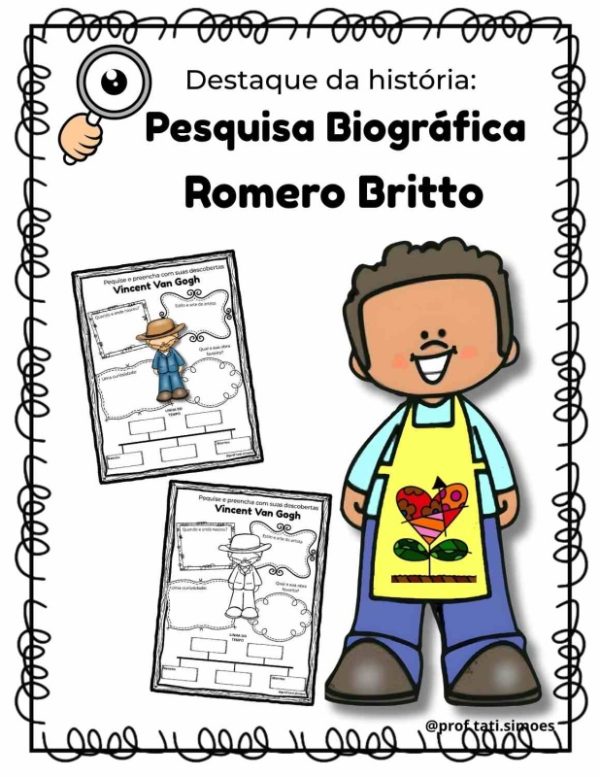 Pesquisa biográfica e linha do tempo Romero Britto @obaupedagogico (4)