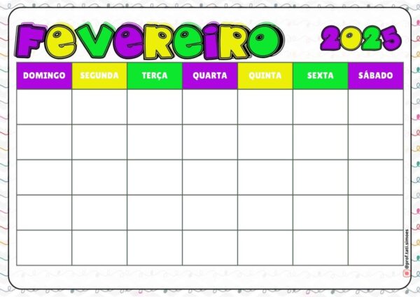 PORTIFÓLIO CALENDÁRIO DATAS COMEMORATIVAS - @PROF.TATI.SIMOES