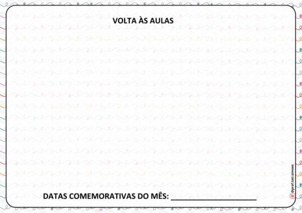 PORTIFÓLIO CALENDÁRIO DATAS COMEMORATIVAS - @PROF.TATI.SIMOES