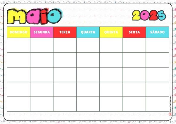 PORTIFÓLIO CALENDÁRIO DATAS COMEMORATIVAS - @PROF.TATI.SIMOES