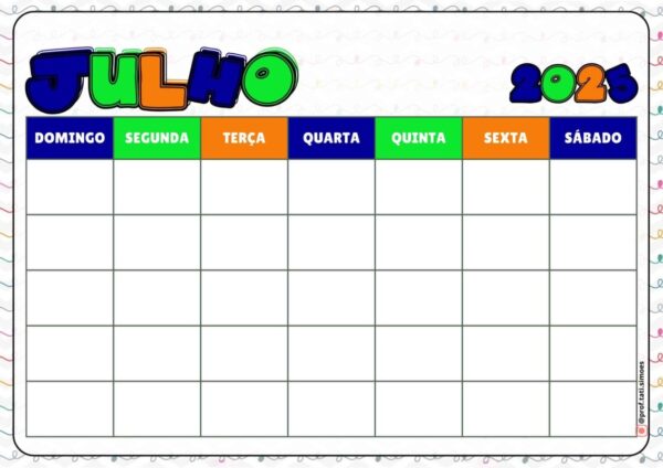PORTIFÓLIO CALENDÁRIO DATAS COMEMORATIVAS - @PROF.TATI.SIMOES